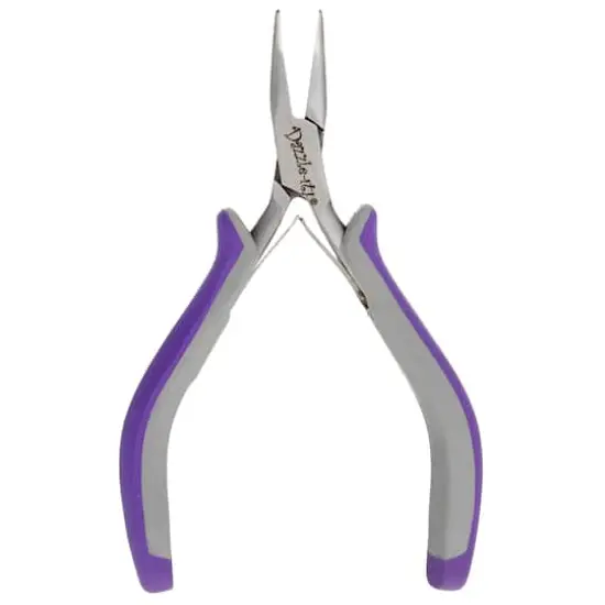 John Bead Ergo Minis 5" Multi Purpose Bent Nose Stainless Steel Jewelry Pliers {1}
