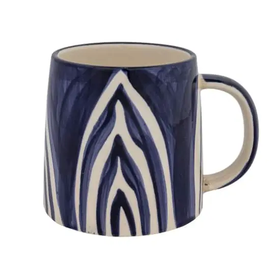 Hello Honey&reg; 4.25" Geometric Print Stoneware Mug Set {10}