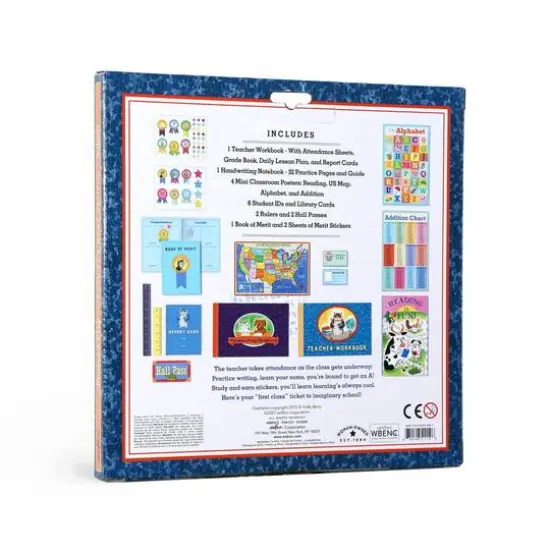 eeBoo School Pretend Play Props for Make Believe Set {5}