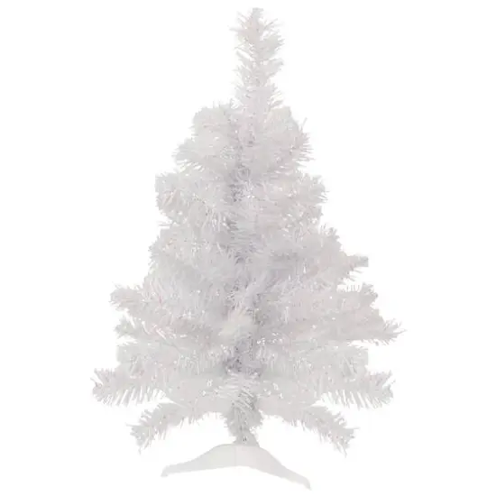 2ft. Unlit White Rockport Pine Artificial Christmas Tree {1}
