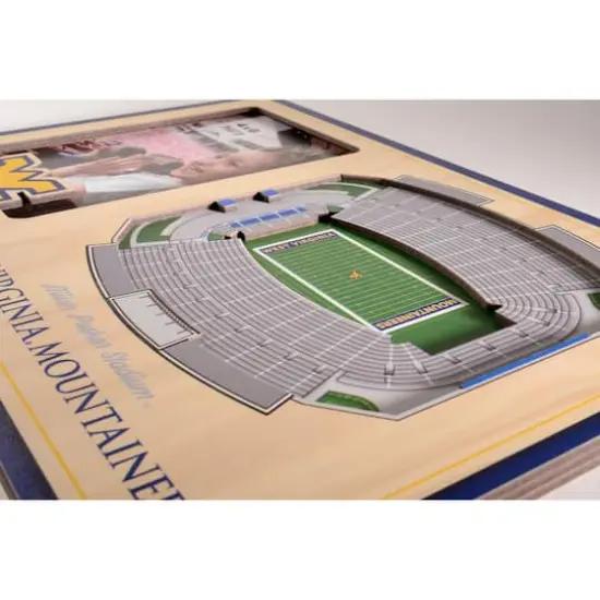 College Football 3D StadiumViews Picture Frame West Virginia Mountaineers {5}