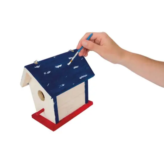 Toysmith Beetle & Bee Paint a Bird Base&trade; DIY Birdhouse Activity Kit {4}