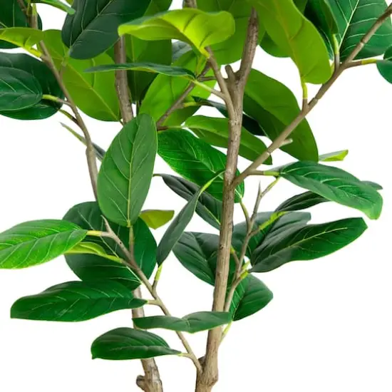 4ft. Artificial Audrey Ficus Tree in Rustic Decorative Planter {5}