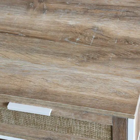 Household Essentials Bungalow 30" Console Table Brown {11}