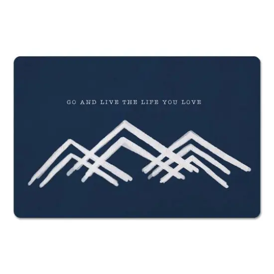 Mountain Life 27" x 18" Floor Mat {4}