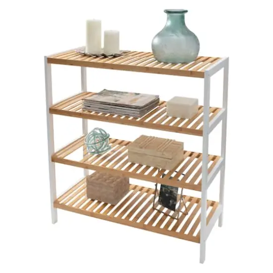 Organize It All Sonora Bamboo 4-Tier Shelf {3}