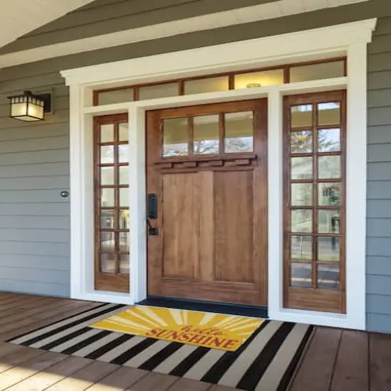 DII&reg; Yellow Hello Sunshine Doormat {5}