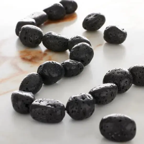 Black Lava Nugget Beads, 8mm by Bead Landing&trade; {3}