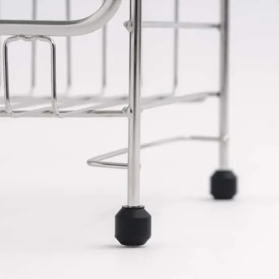 IRIS&reg; 17" Stainless Steel Rack White {5}