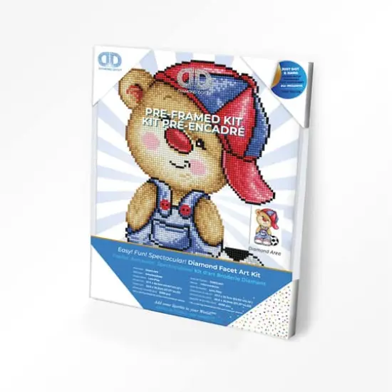 Diamond Dotz&reg; Intermediate Let's Play with Frame Diamond Painting Kit {4}