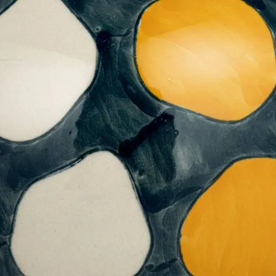 Hello Honey&reg; 10.5" Dotted Elegance Multicolored Stoneware Jug {7}