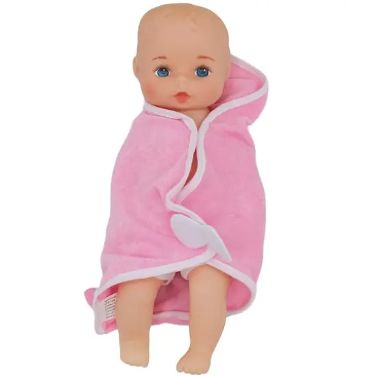Goldberger Baby's First&reg; Bathtime with Softina&trade; 11" Baby Doll with Pink Bath Blanket {1}