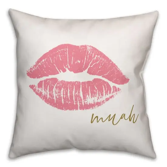 Muah Throw Pillow {1}