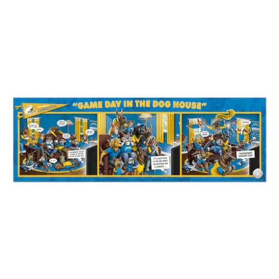 NFL Game Day in the Dog House 1,000 Piece Puzzle Los Angeles Chargers {4}