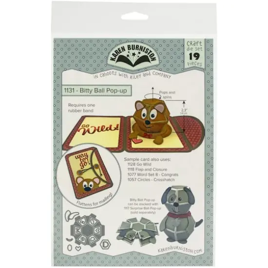 Karen Burniston Dies-Bitty Ball Pop-Up {1}