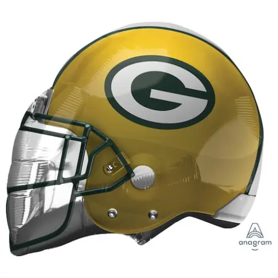 21" Green Bay Packers Helmet Foil Balloon {1}