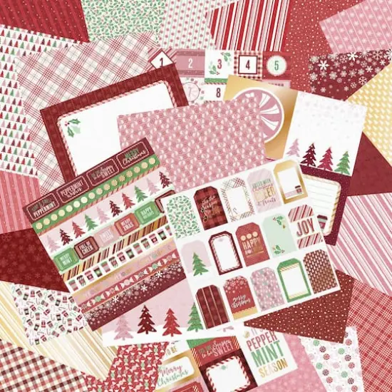 12" x 12" Peppermint Christmas Paper Pad by Recollections&trade; {4}