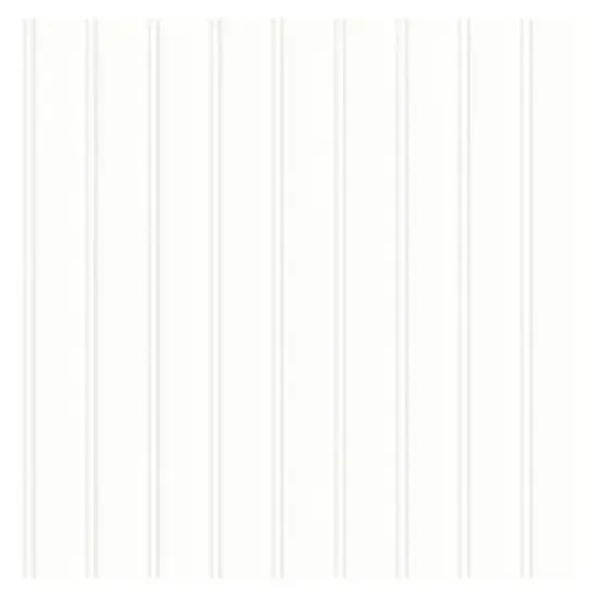 RoomMates Beadboard Peel & Stick Wallpaper White {1}