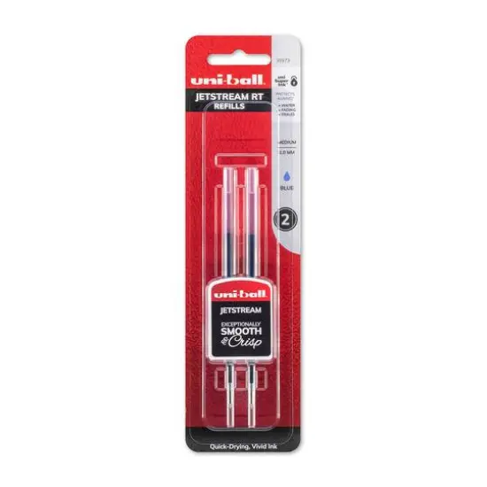 Uni-Ball&reg; Jetstream Blue Retractable Pen Refill, 2ct. {1}