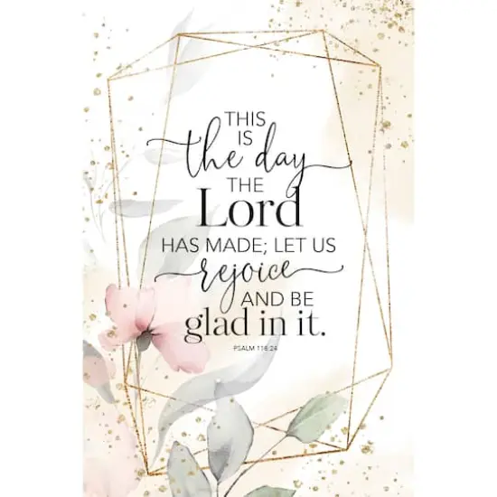 This Is The Day Wood Plaque {1}