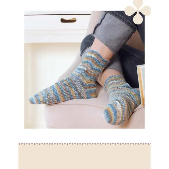 Leisure Arts&reg; I Can't Believe I'm Crocheting Socks Book {3}