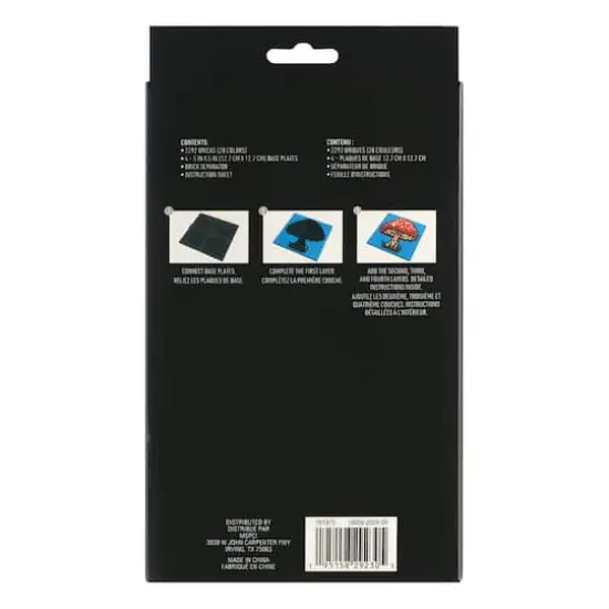 10" x 10" Flower Field Pixelated Brick Art Kit by Make Market&reg; {7}