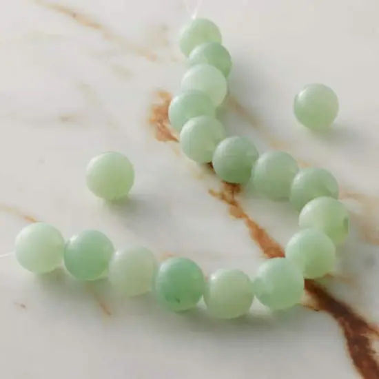 Green Aventurine Round Beads, 9.5mm by Bead Landing&trade; {3}