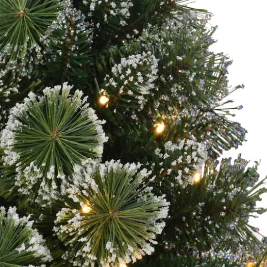 2ft. Pre-Lit Artificial Christmas Tree in Burlap Sack, Warm White LED Lights {3}