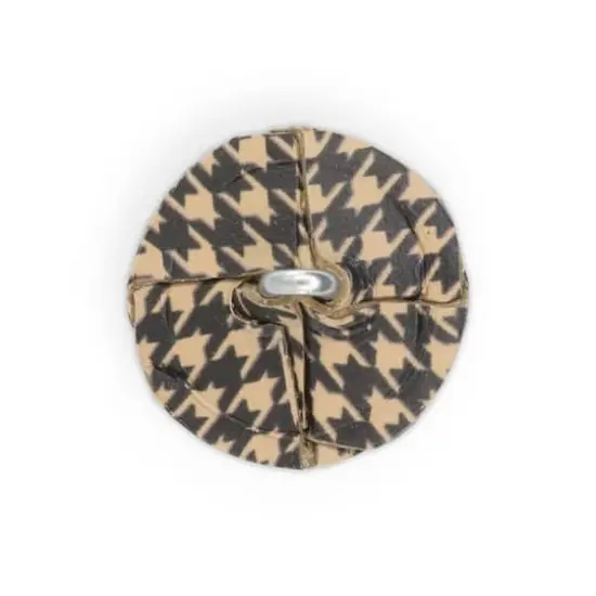 Dritz&reg; 18mm Herringbone Recycled Leather Round Buttons, 6ct. {5}