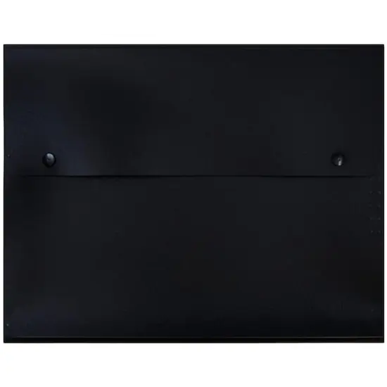 JAM Paper 9" x 13" Black Plastic Snap Closure Accordion Folder {3}