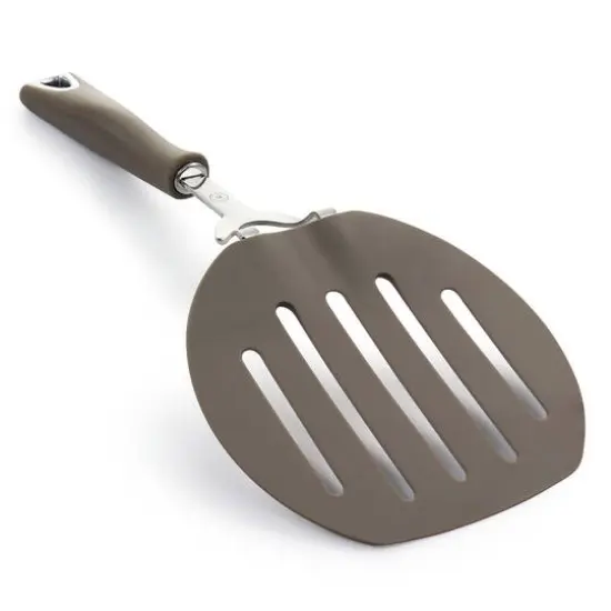 Martha Stewart Large Taupe Nylon Slotted Spatula {5}