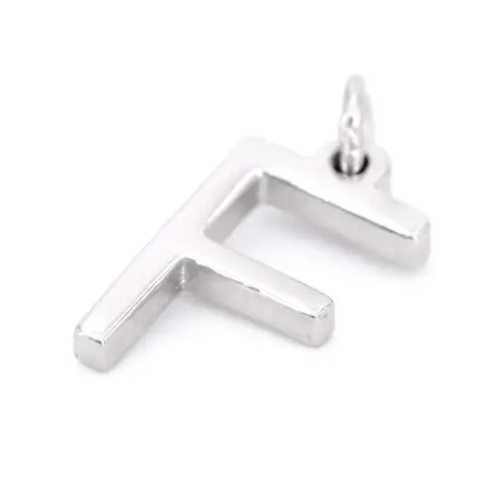 Sterling Silver Alphabet Charm by Bead Landing&trade; F {6}