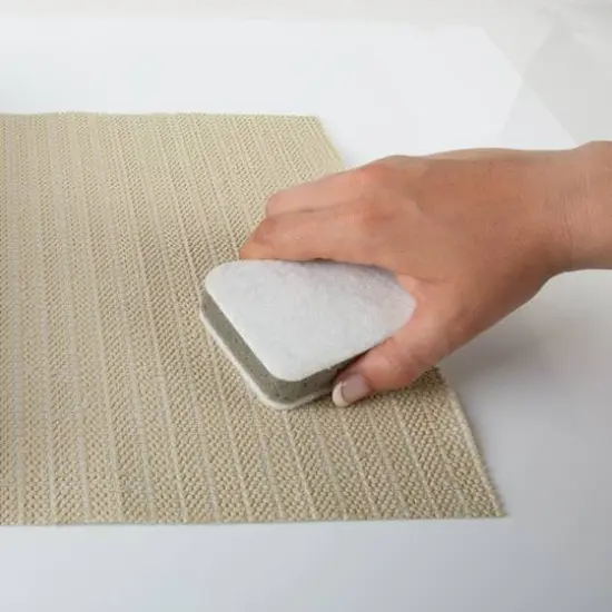 Simplify 10ft. Taupe Smooth Surface Shelf Liner {7}