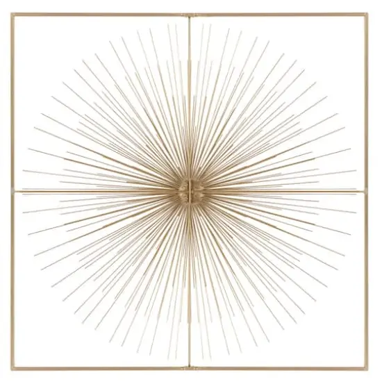 CosmoLiving by Cosmopolitan Gold Iron Modern Wall D&eacute;cor {5}