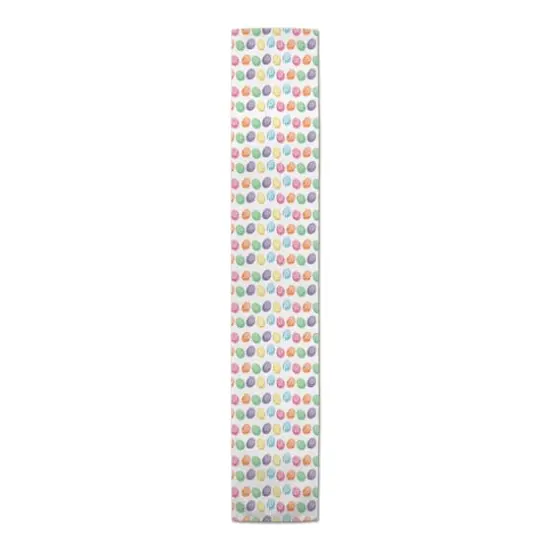 Watercolor Eggs 16" x 90" Poly Twill Table Runner {4}