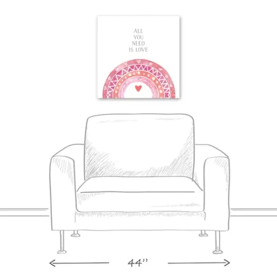 All You Need Is Love Canvas Wall Art {7}