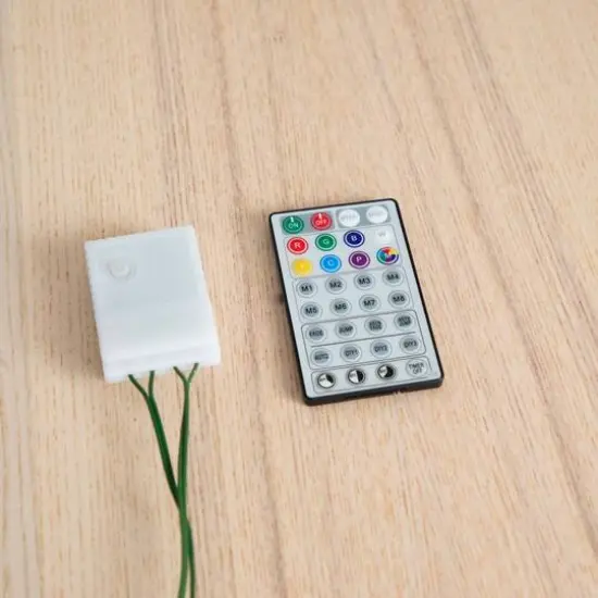 6ft. Pre-Lit Edmonton Fir Artificial Christmas Tree, Color Changing LED Lights {7}