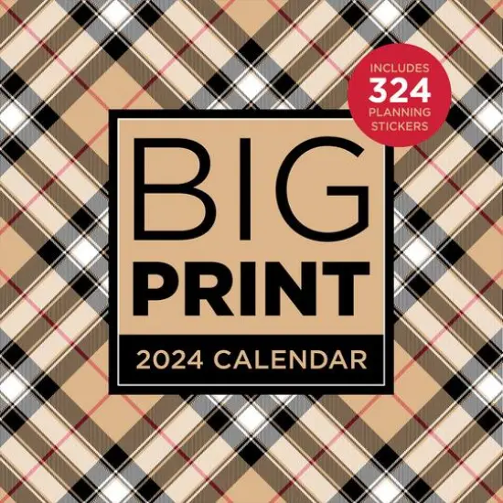 TF Publishing 2024 Big Print Wall Calendar {1}