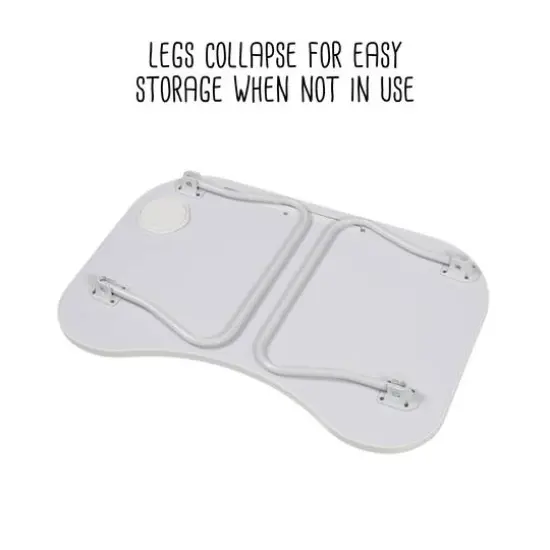 Gray & White Collapsible Folding Lap Desk {6}