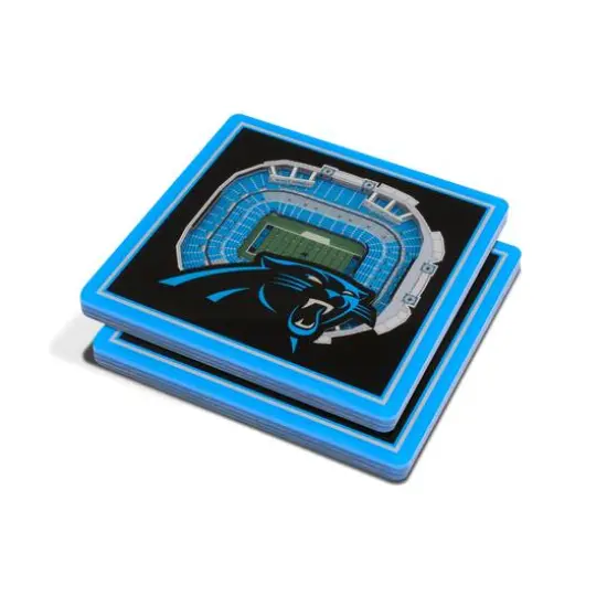 3D StadiumView Coasters Carolina Panthers {1}