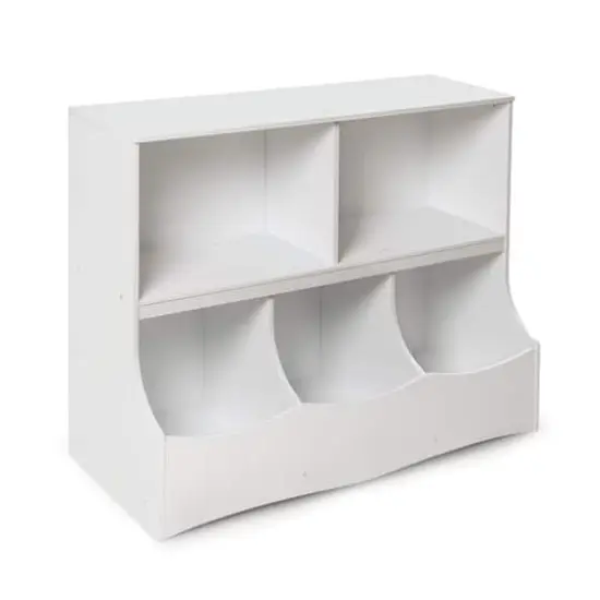Badger Basket Multi-Bin Storage Cubby White {1}