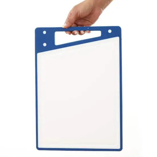 JoyJolt&reg; Cutting Board Set White and Blue {6}