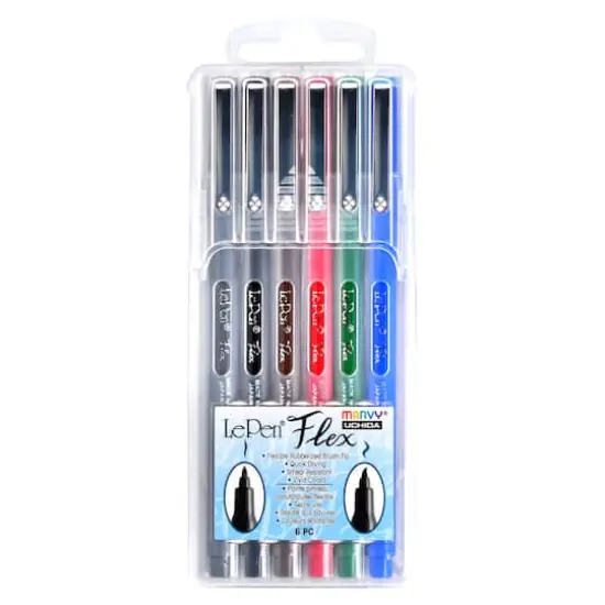 Marvy&reg; Uchida LePen&reg; Flex 6 Primary Pen Set {4}