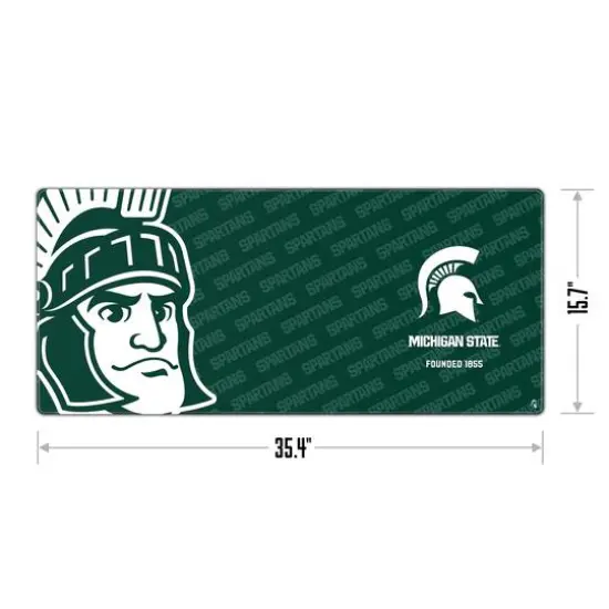 College Football Logo Series Desk Pad Michigan State Spartans {4}