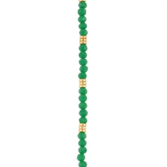 Green Glass Rondelle Beads & Spacers, 4mm by Bead Landing&trade; {1}