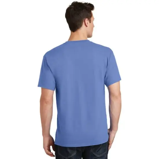 Port & Company® Brights Core Cotton T-Shirt Carolina Blue {6}
