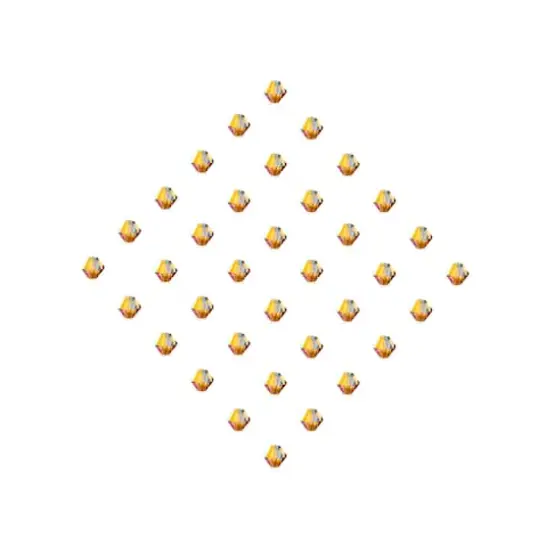 John Bead PRECIOSA 6mm Czech Crystal Bicone Beads, 36ct. Light Colorado Topaz AB {3}