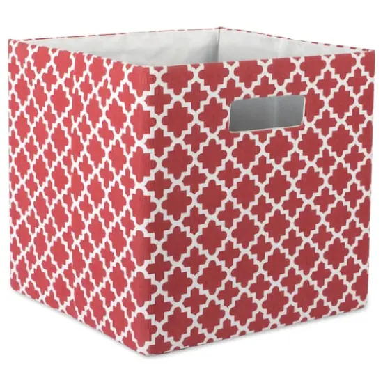 DII&reg; 13" Polyester Lattice Storage Cube Rust {1}