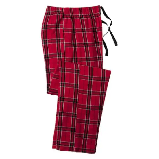 District&reg; Men's Flannel Plaid Pant New Red {1}