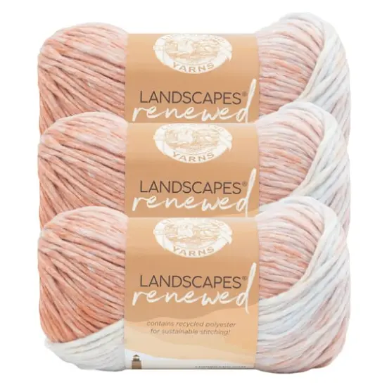 3 Pack Lion Brand&reg; Landscapes&reg; Renewed Yarn Desert Spring {1}